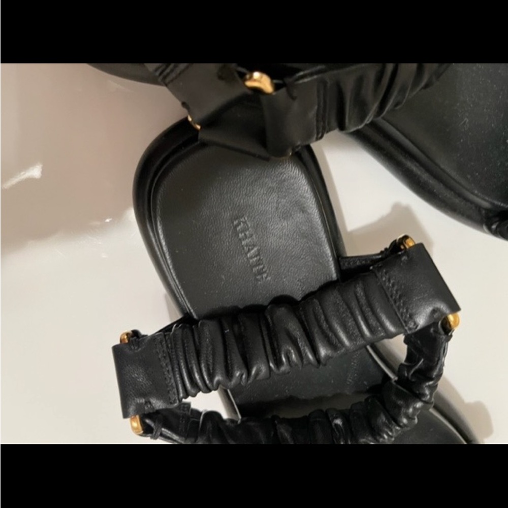 Black Khaite sandals size 36